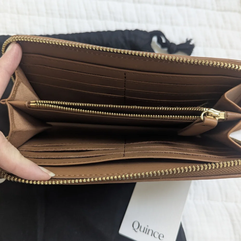 Quince Brown Woven Wallet - Picture 3 of 10